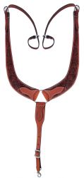 Showman Acorn leaf tooled pulling collar